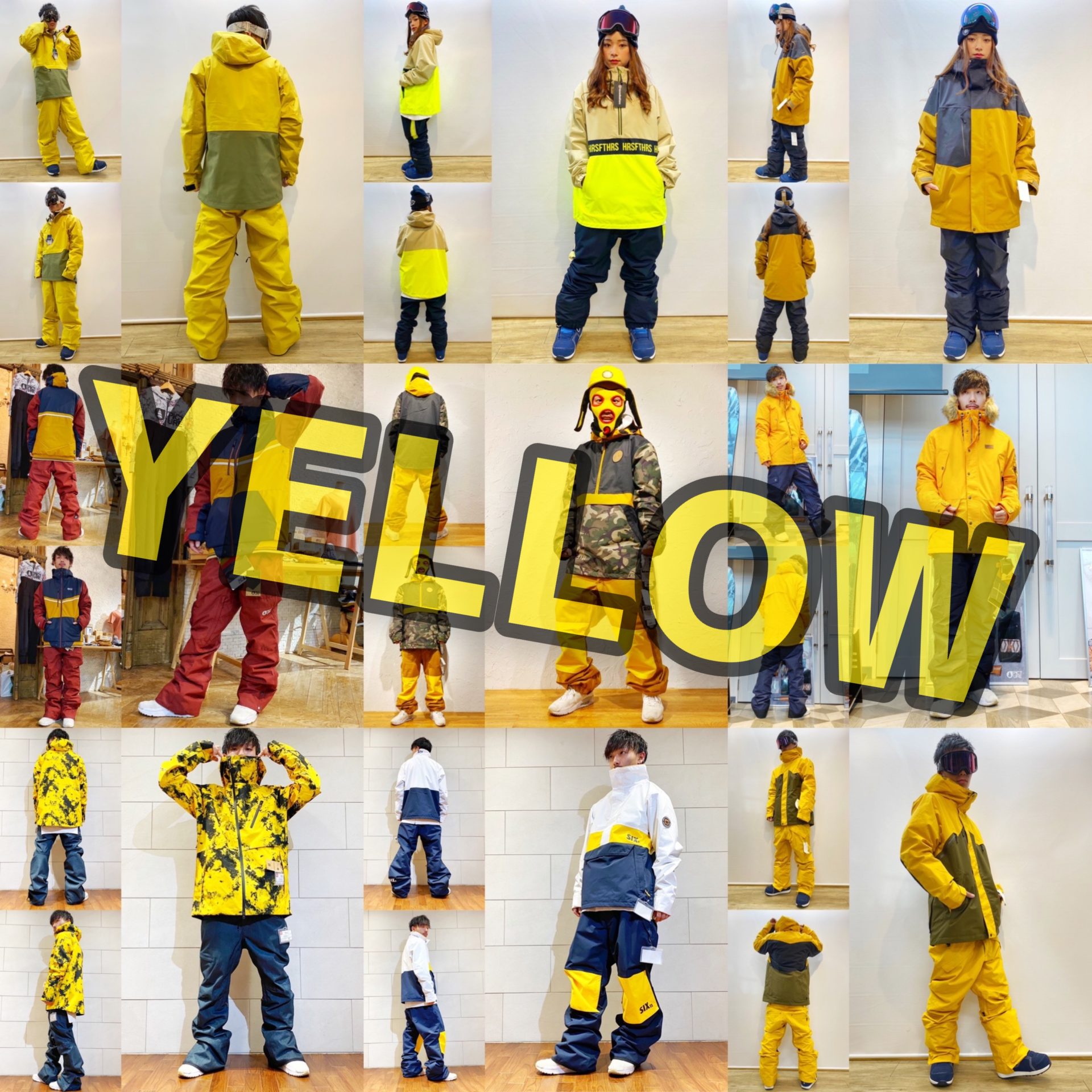 b’s east 人気ウェア紹介 -YELLOW カラー-