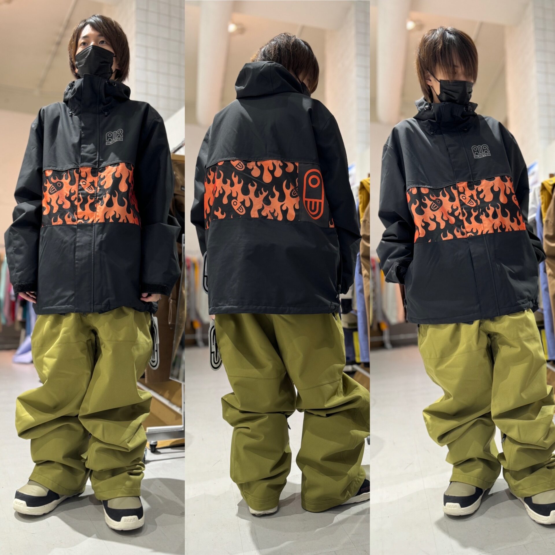 エアブラスターAIRBLASTER ウェア Lサイズ （☆人気☆【美品