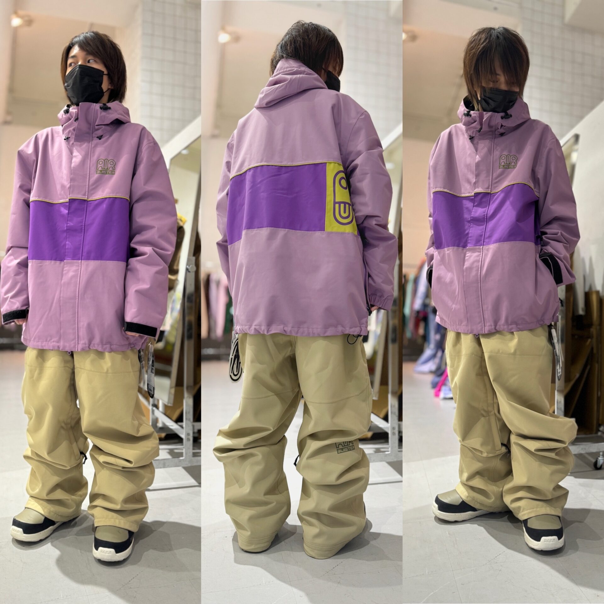 エアブラスター　上下セット　AIRBLASTER キッズ　スノーウェア 23-24 AIRBLASTER エアブラスター Youth Freedom Suit